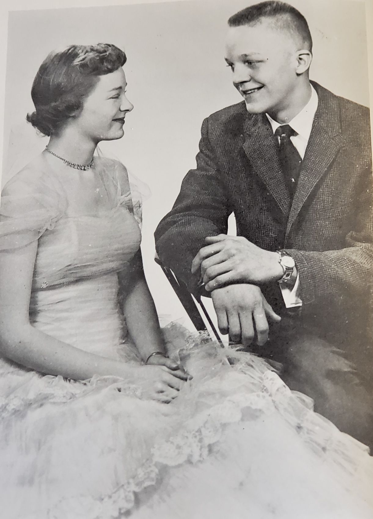 Marsha Watts - Ron Nelson 1958 prom king and queen